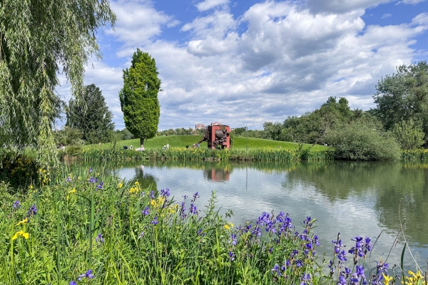 Sentiero in fiore al canale di St. Alban