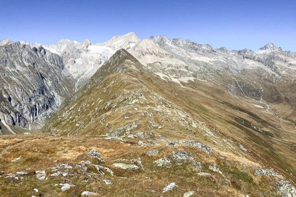 Canali d’irrigazione e panorama sul Foggenhorn
