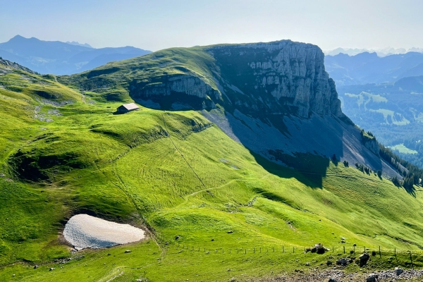 Sur la crête de la Schratteflue