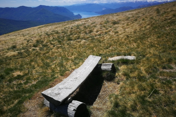 Dal Monte Lema uno sguardo sui due laghi