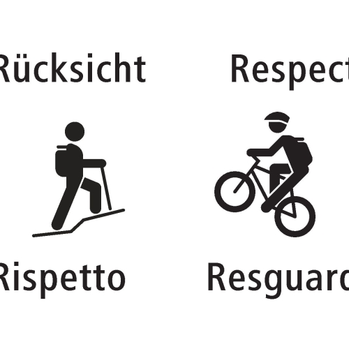 Koexistenztafel_respekt_MTB-wandern