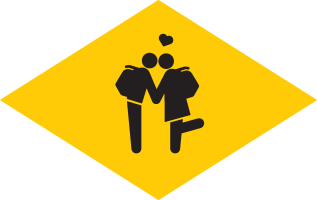 Losange «Amoureux»