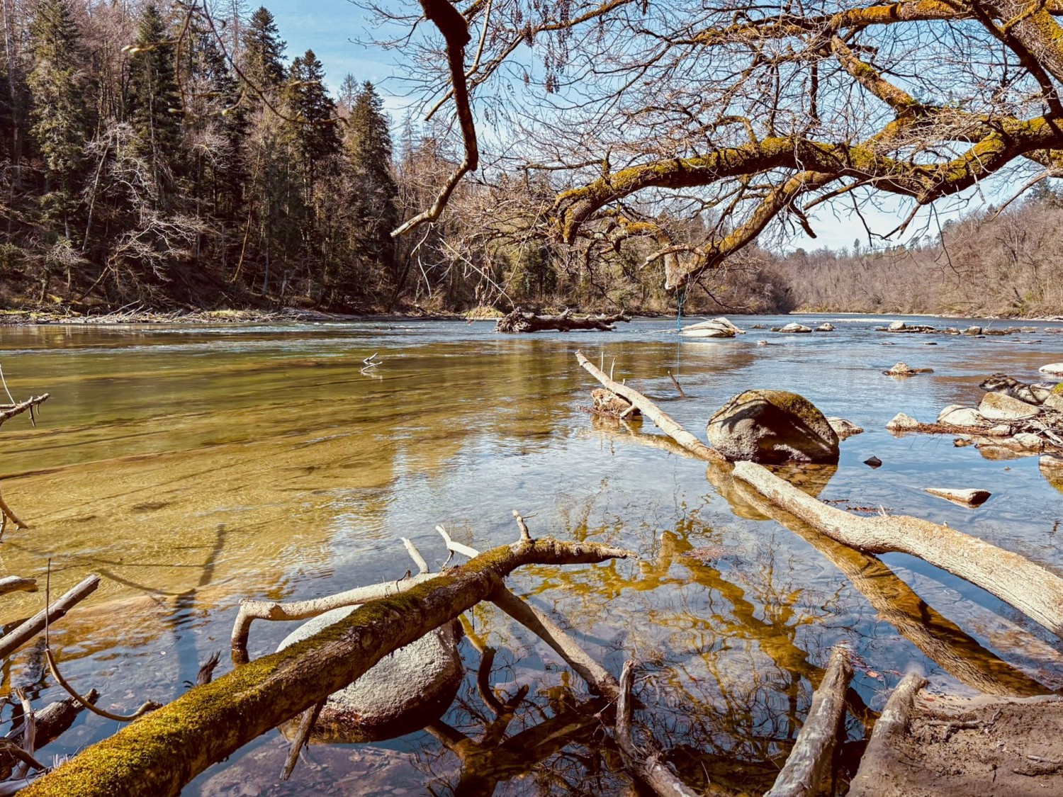 Numerose spiaggette sabbiose invitano a giocare e a riposarsi.