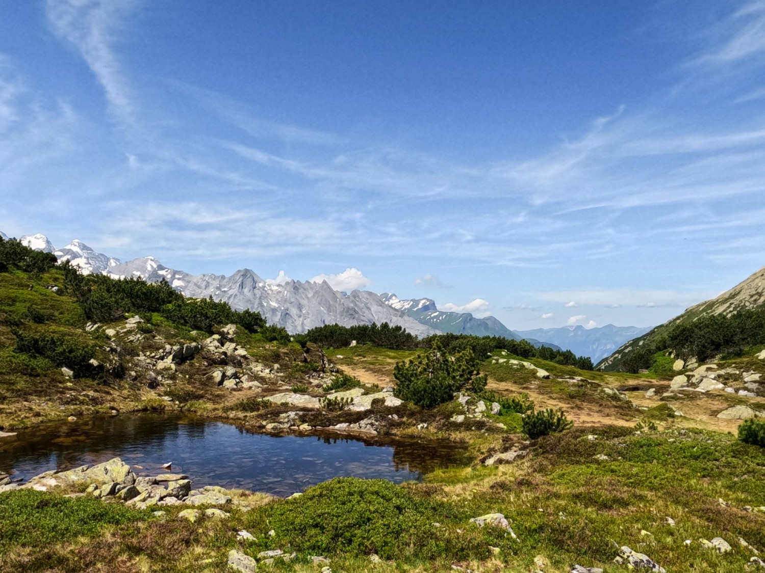Traversée du haut plateau idyllique d’Ober Homad