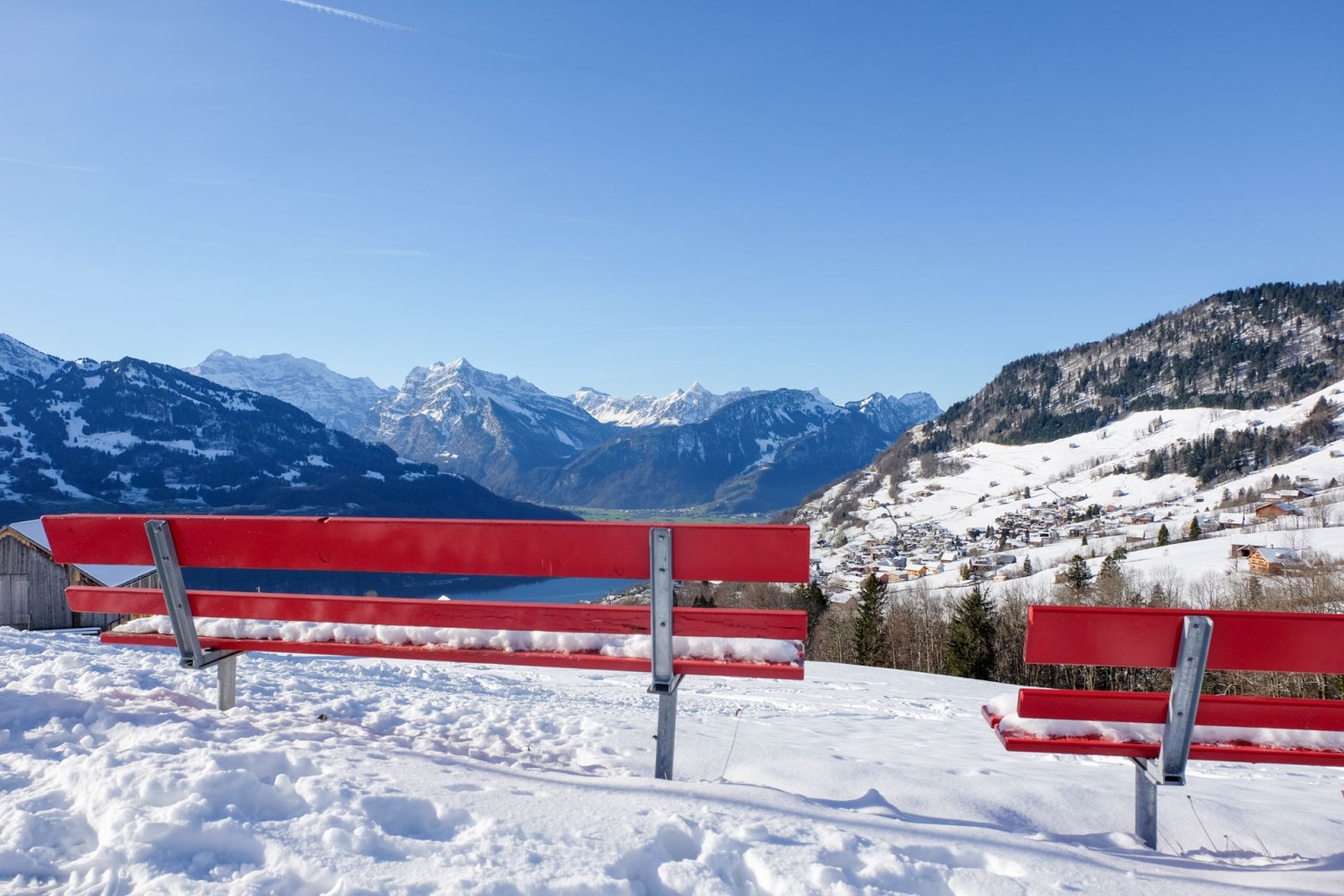 Hinterstein: Der erste steile Aufstieg ist geschafft, eine Rast willkommen