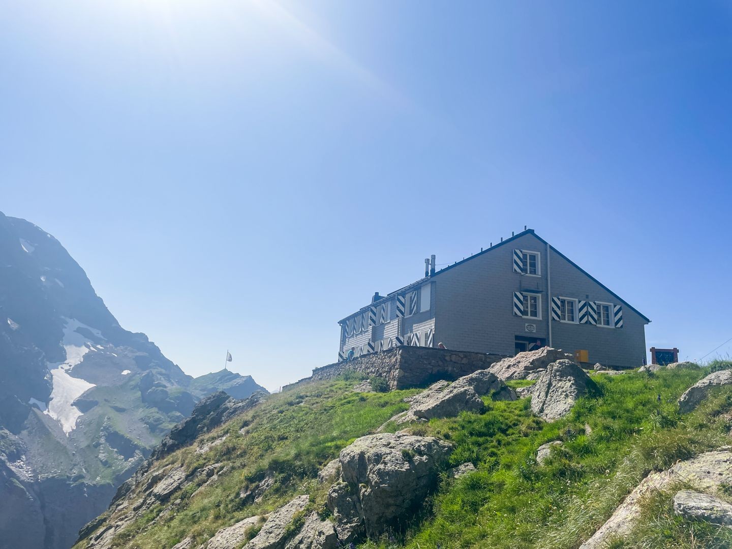 Nun sind es nur noch wenige Meter bis zur Glecksteinhütte.