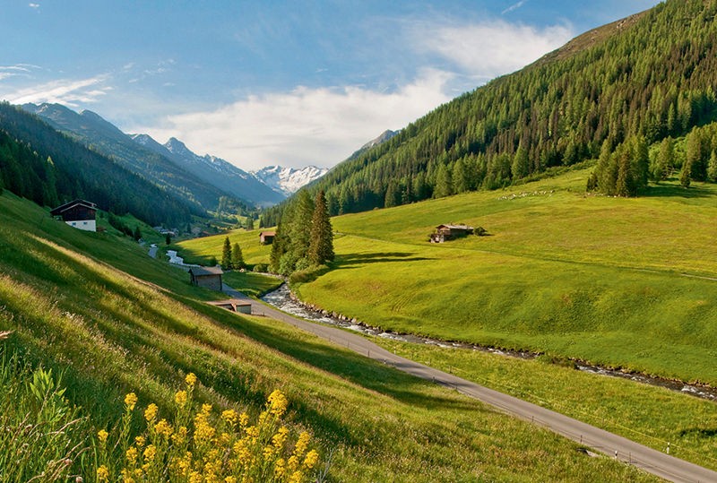 L'avenir appartient é ceux qui se lèvent tôt. Vallée de la Dischma à l'aube. Photo: Heinz Staffelbach