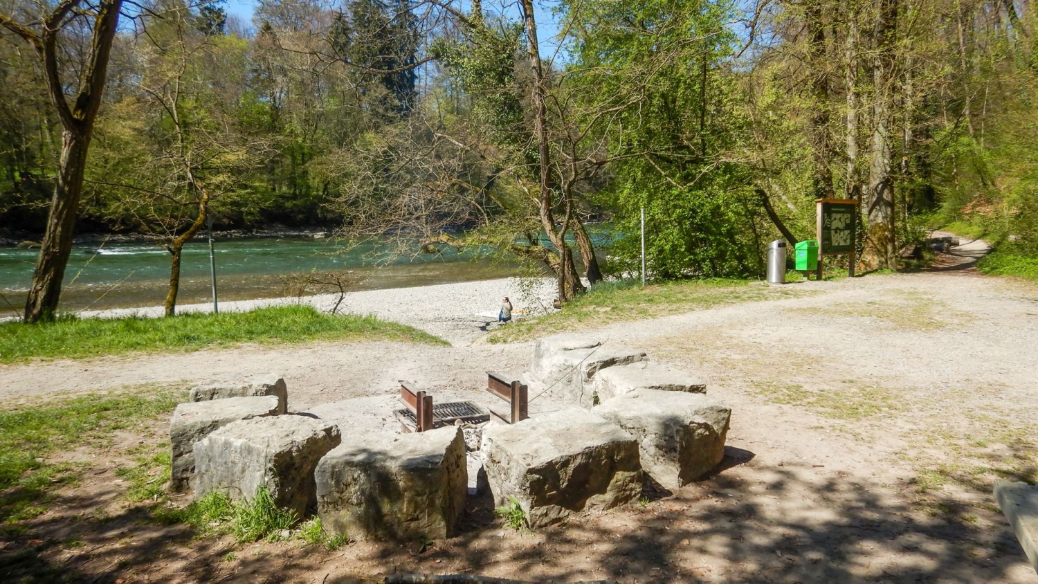 Area barbecue Schweizer Familie a Mellingen.