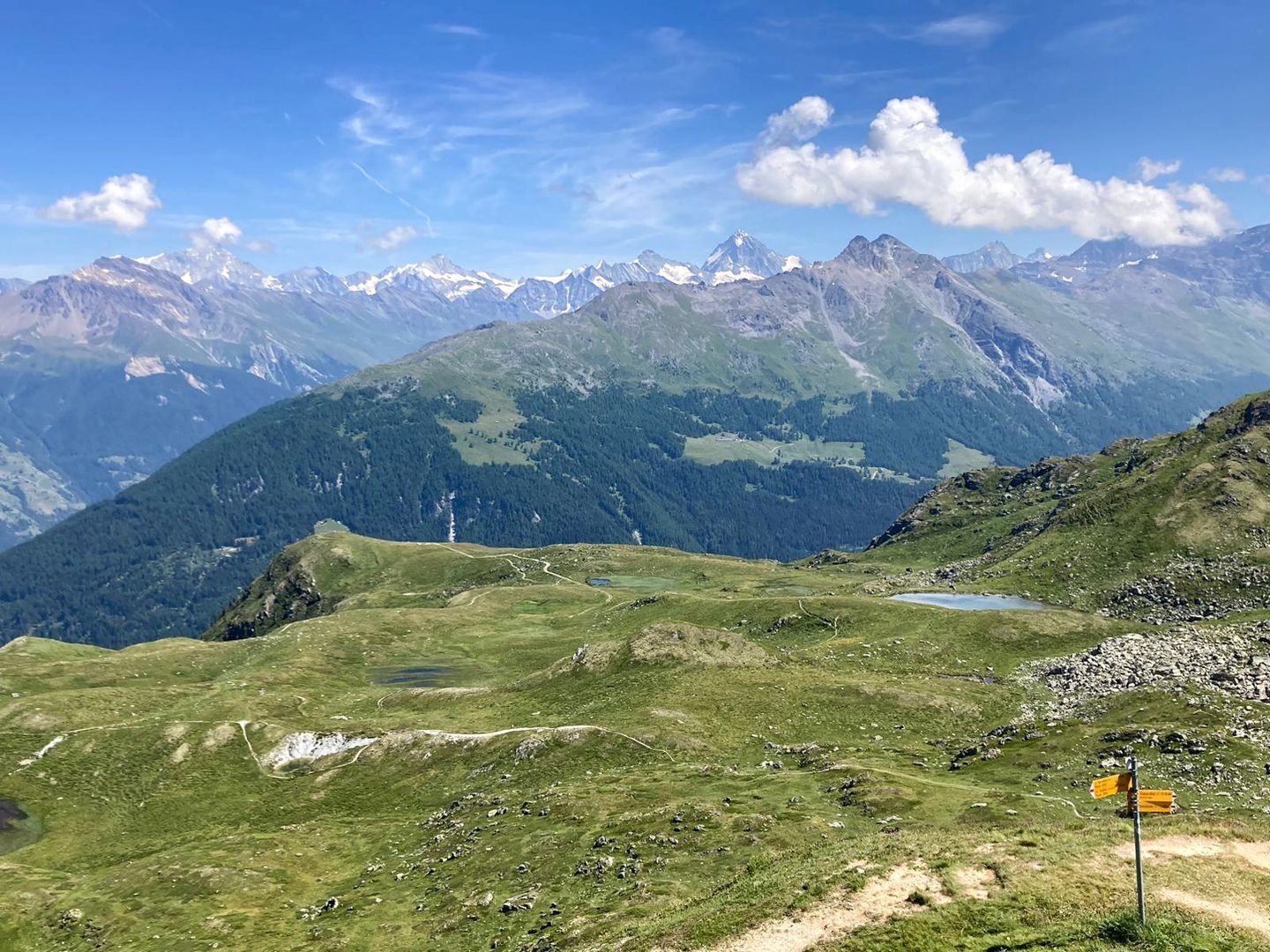 Panoramawanderung auf den Mont Rouge