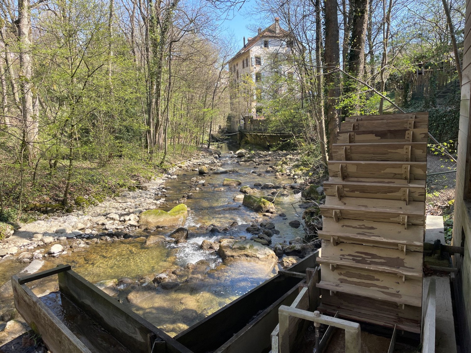 Das Maison du Prussien ist umgeben von Zeichen aus der vorindustriellen Zeit.