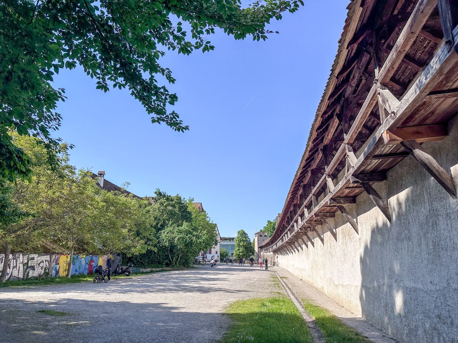 Stadtmauer im Dalbenloch am Letziplatz