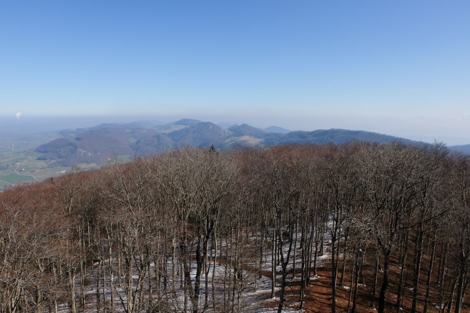 Le Jura vallonné du Baselbiet est tout proche.